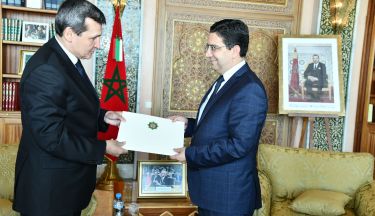 Mr. Bourita Receives his Turkmen Peer, Bearer of a Message from Turkmenistan Pres. to HM the King