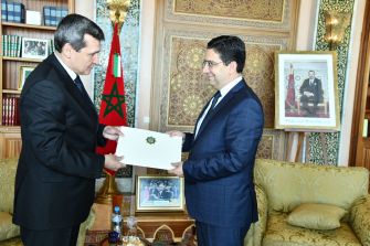 Mr. Bourita Receives his Turkmen Peer, Bearer of a Message from Turkmenistan Pres. to HM the King