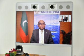 M. Nasser Bourita s'entretient avec son homologue maldivien