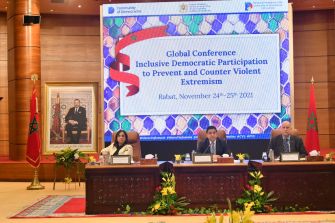 MFA Nasser Bourita takes part in the Global Conference on Inclusive Democratic Participation to Prevent and Counter Violent Extremism